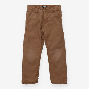 Chino Light Brown Lined Blue Check