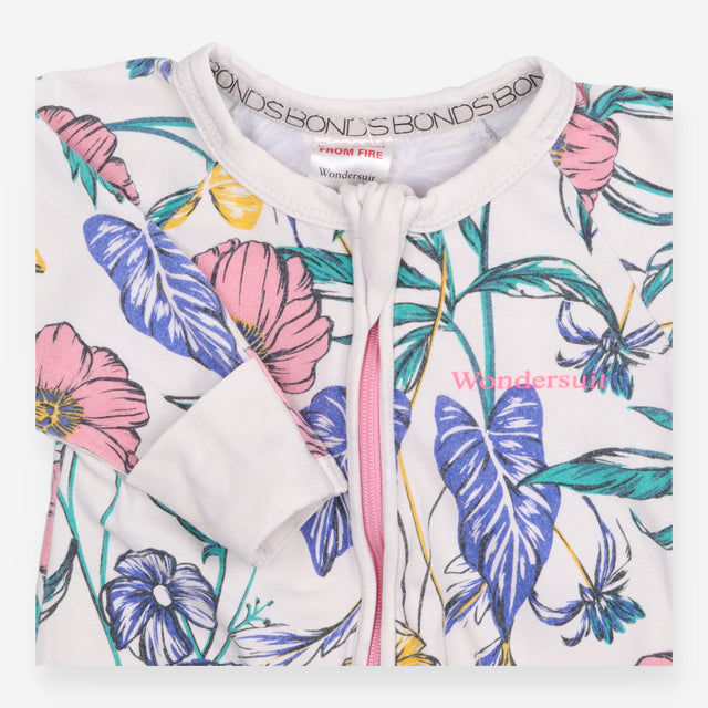 White Flowers Wondersuit