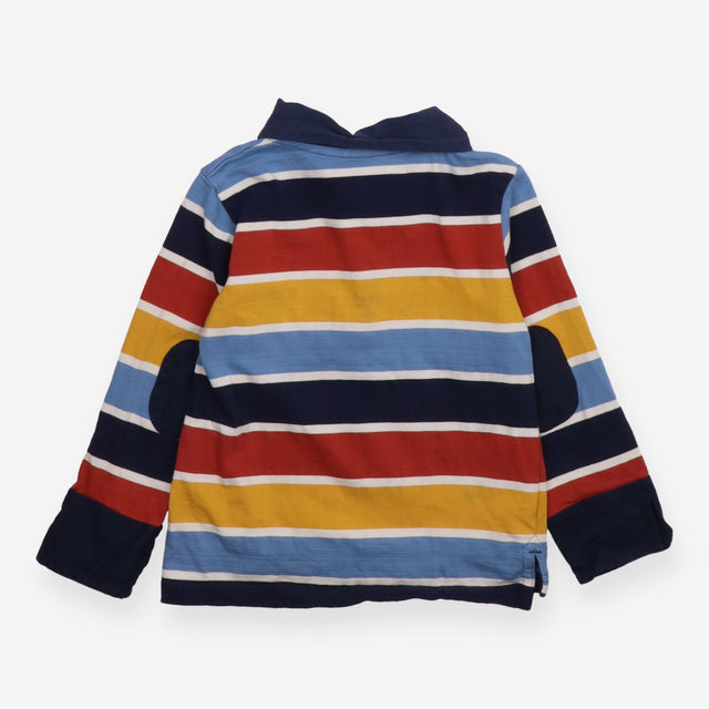 Polo shirt long sleeve stripe