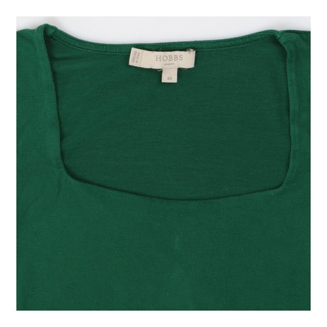 Hobbs Square Neck Long Sleeve Top - green