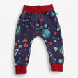 Leggings Cuffed Navy with Solar System