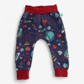 Leggings Cuffed Navy with Solar System