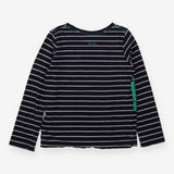 Navy Footballer Crocodile Long Sleeve
