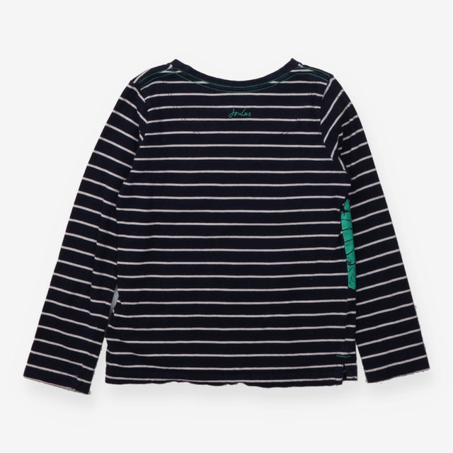 Navy Footballer Crocodile Long Sleeve