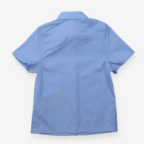 School shirt short sleeves blue