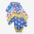 Bodysuits with Flowers 5Pack