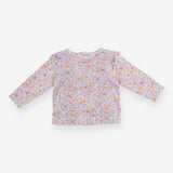 Orange floral t-shirt