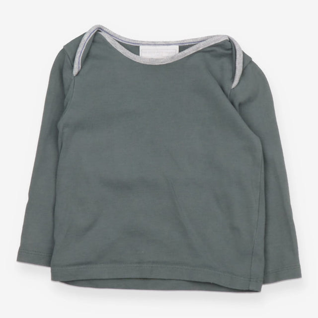 T Shirt Green with Grey 
