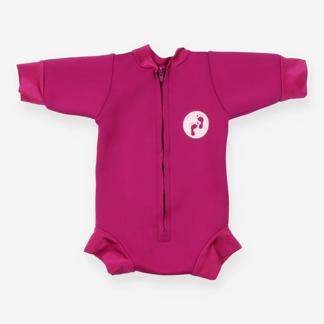 Two bare feet wetsuit pink