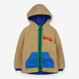 Blue Fleece Reversible Coat