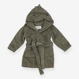 Green Towelling Dressing Gown
