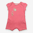 Romper pink embroidered water the flowers