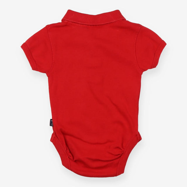 Bodysuit red SS collar