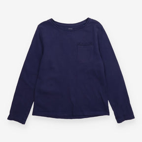 Navy Long Sleeve with Pocket