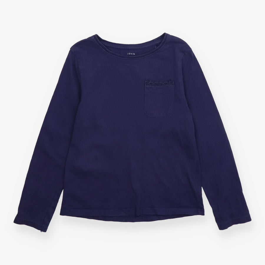 Navy Long Sleeve with Pocket