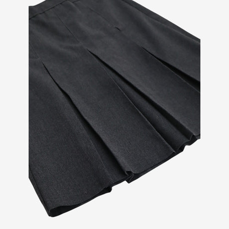 School Grey Pleated Skirt Slim Fit