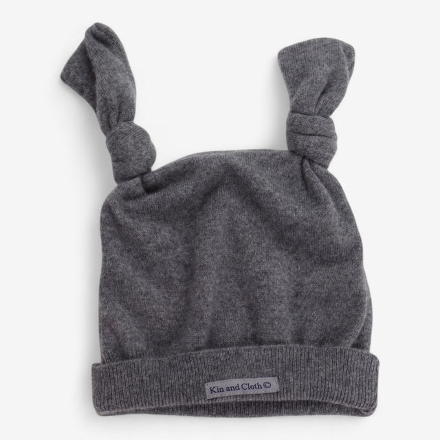 Kin and cloth grey winter hat 