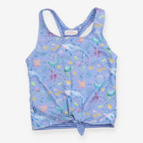 Blue Sea Creatures Swim Vest
