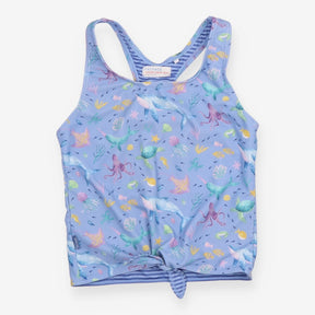 Blue Sea Creatures Swim Vest