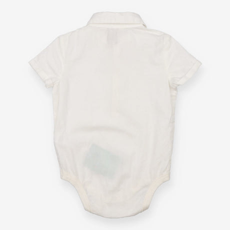 Bodysuit white shirt red bowtie