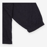 Black Relaxed Long Sleeve Top
