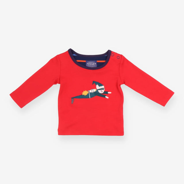 T-Shirt Long Sleeve Red Rocket Elf