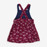 Cord Pinafore Plum Autumnal