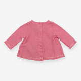 Pink Striped Long Sleeve With Bow