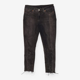 Skinny Jeans in Dark Grey / Charcoal Wash