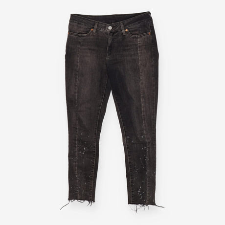 Skinny Jeans in Dark Grey / Charcoal Wash