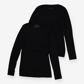 Long Sleeve Maternity Nursing Top 2 Pack Basics