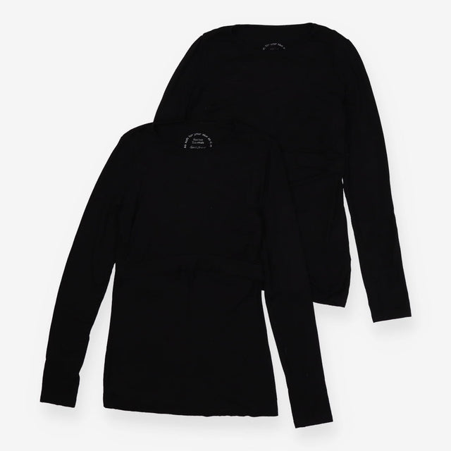 Long Sleeve Maternity Nursing Top 2 Pack Basics