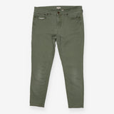 Olive green slim fit jeans