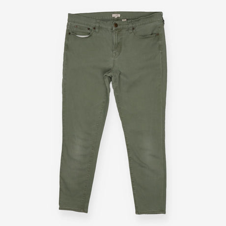 Olive green slim fit jeans