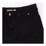 Cargo Jeans Black High Rise Straight Leg