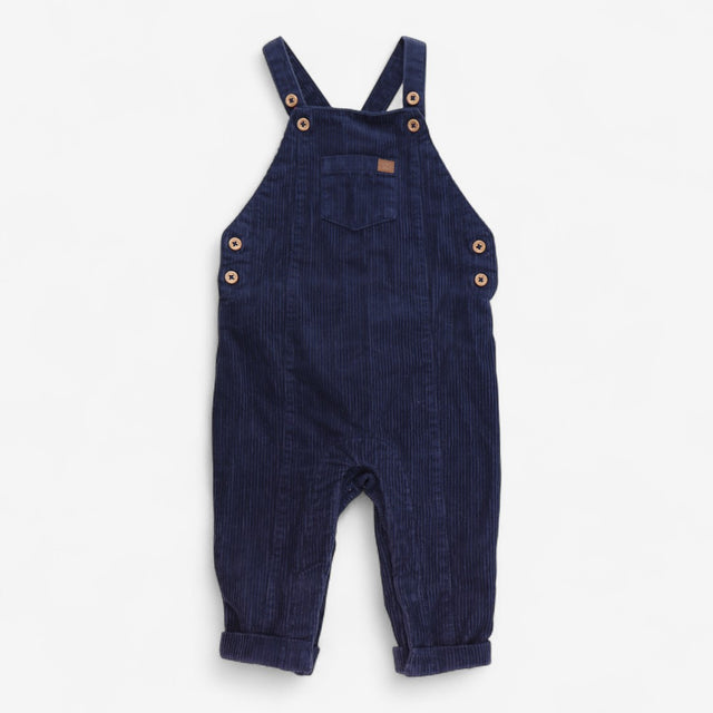Dungarees corded navy blue