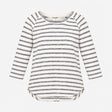 Sweatshirt Jumper Cream Grey Horizontal Stripe Cot