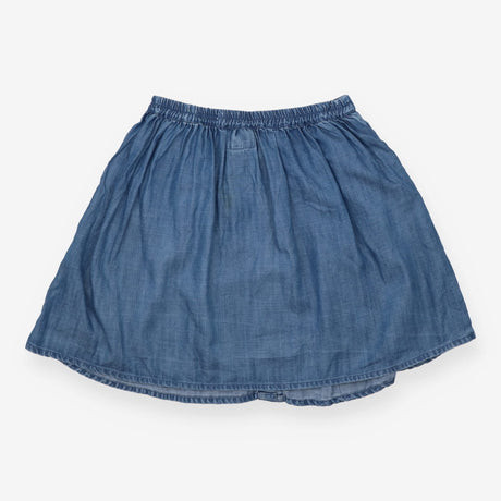 Skirt Chambray with Brown Buttons