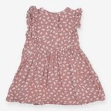 Pink Spotty Dress with Frill Sleeves - Juno Jacks