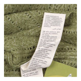 Khaki Green Pointelle Henley Long Sleeve K