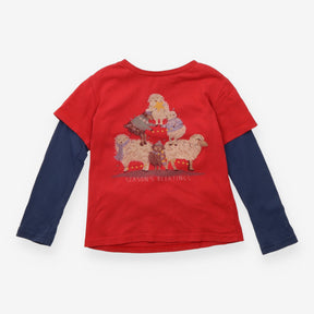 T-shirt long sleeve seasons bleatings sheep