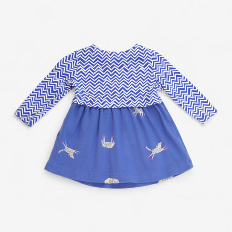 Dress Jersey long sleeve chevron zebras