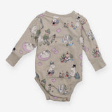 Bodysuit Long Sleeve Greige Moomin