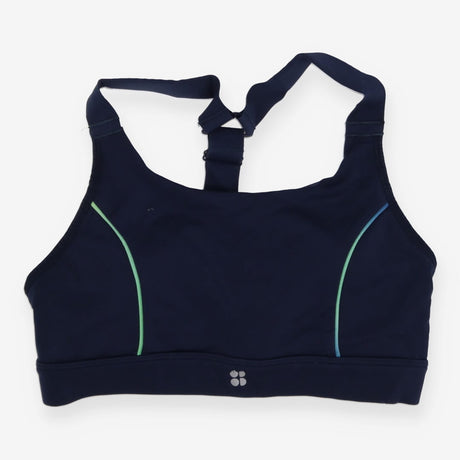 Sweaty Betty Navy Racer Back Sports Bra – Adjustab