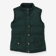 Green Quilted Jacket with Faux Fur Lining
