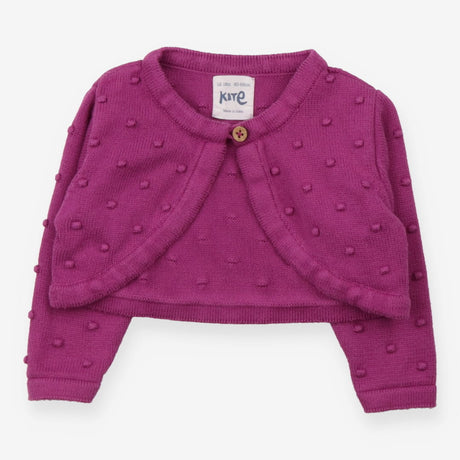 Cardigan knit purple 