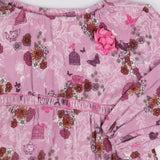 Dress pink Bird cage and teapots