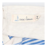  Striped Knit Sweater Cream Blue Red