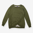  Khaki Green Asymmetric Nursing Maternity