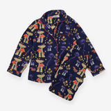 Pyjamas Their Nibs traditional cotton  navy blue t